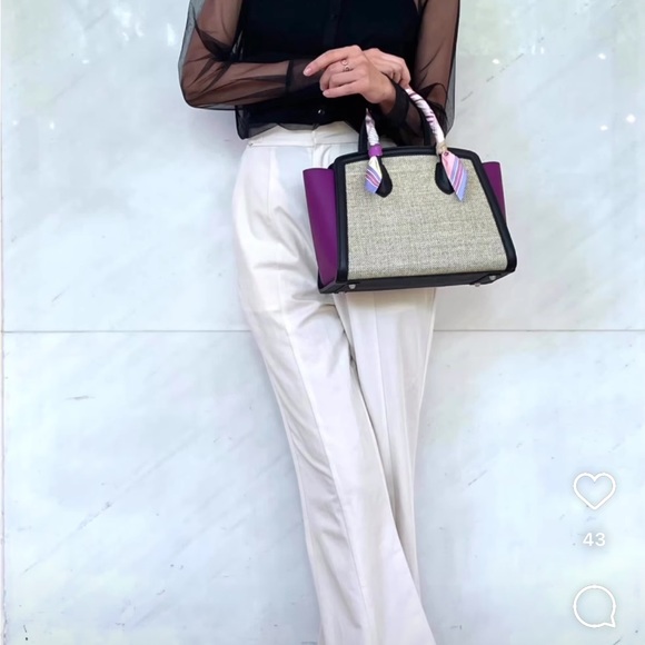 Hiroshima Shifu Japanese designer handbag real leather Japanese artisan handmade - Picture 3 of 15